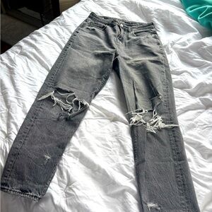 American Eagle Black Mom Jeans